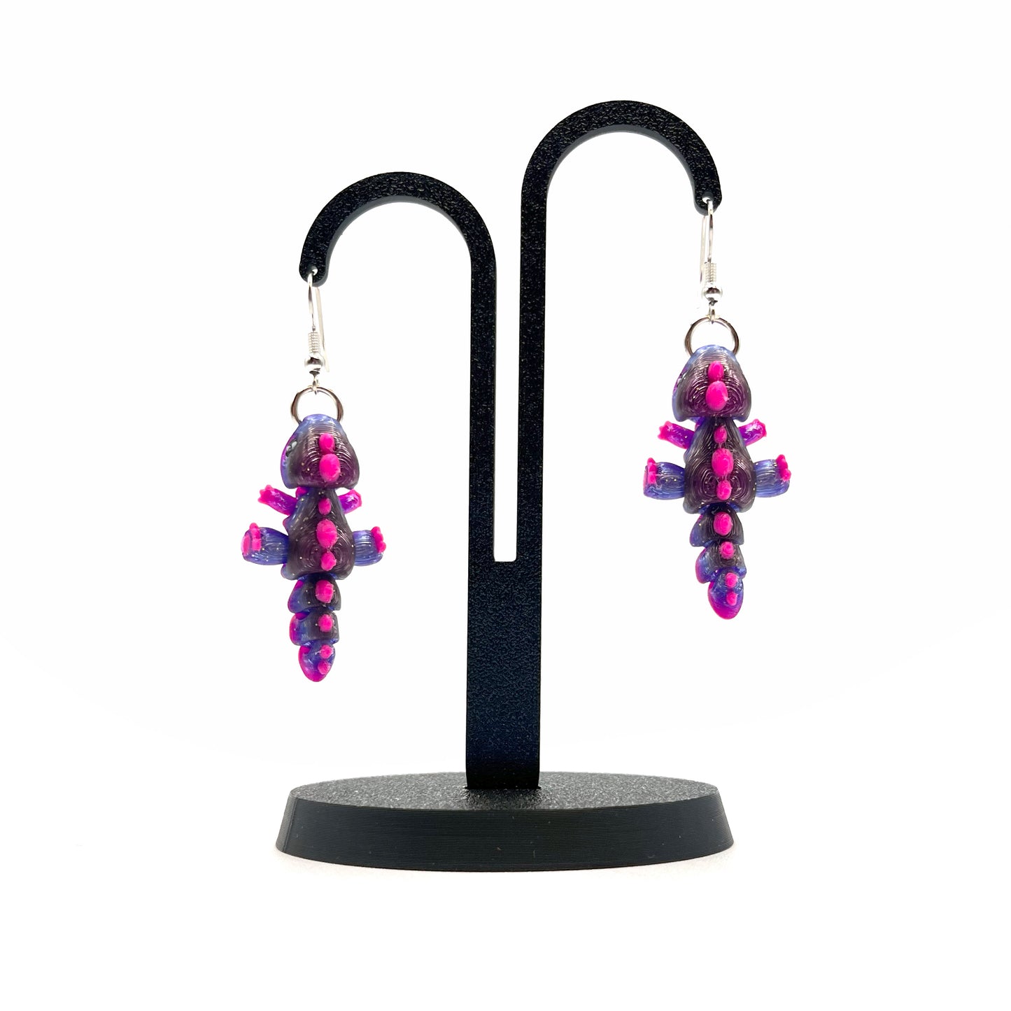 Tiny Dino Earrings - Lightweight 3D Printed Dinosaur Earrings I Cute Prehistoric Accessories