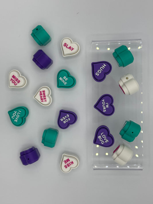 18x Heart Fidget Clickers - buy your favorite or all 18 for a deal - Valentines Kids