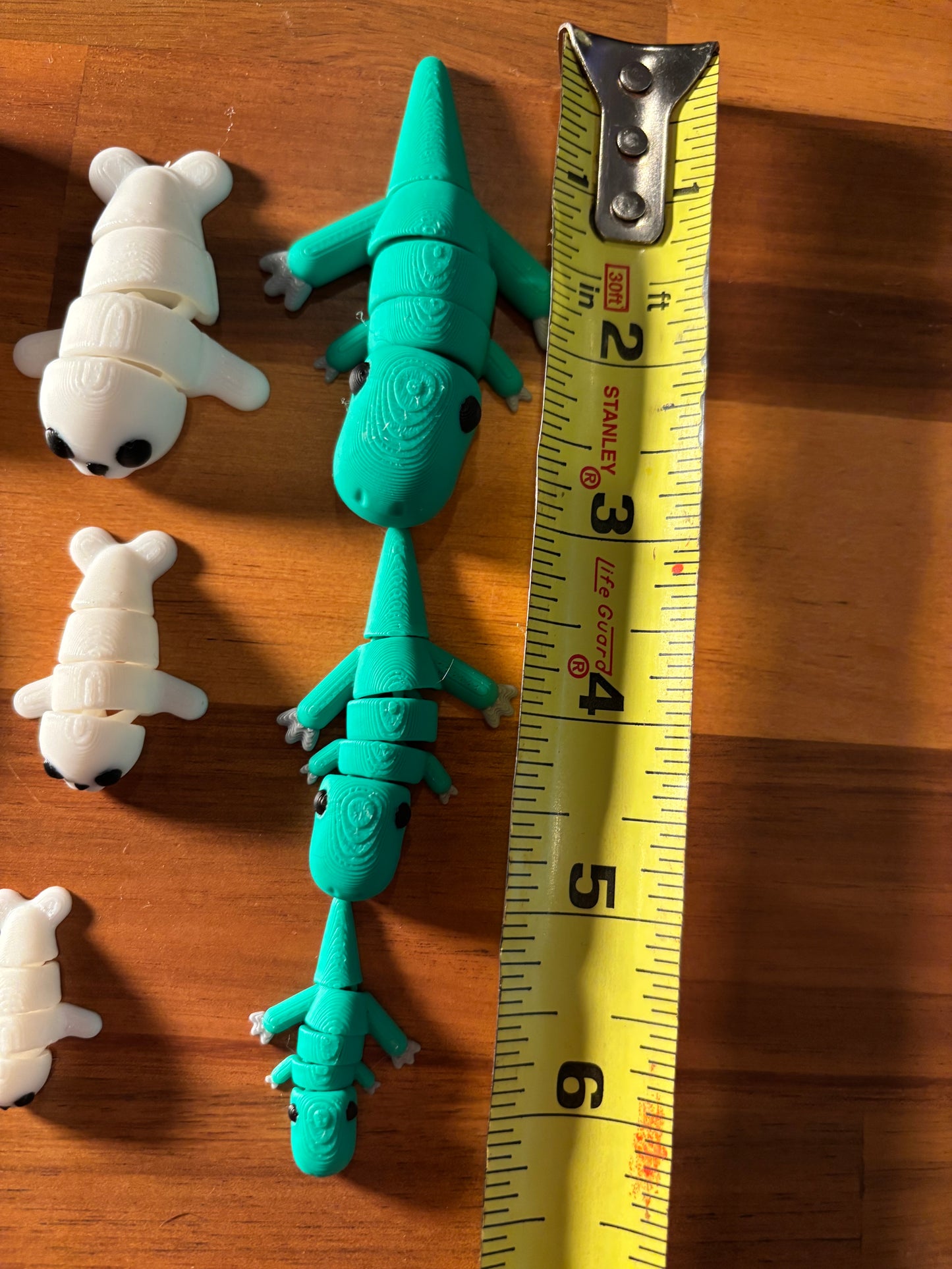 A Dozen Cuddly Critters 3d Printed Articulating Pocket Pets in various size options