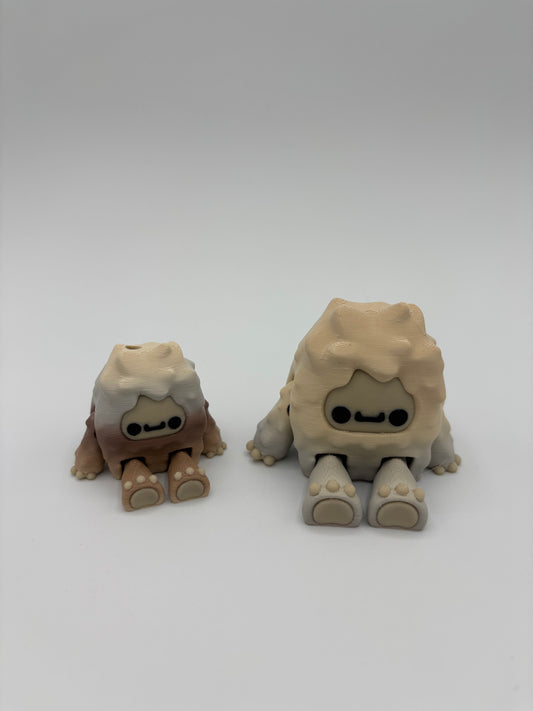 3d Printed Bigfoot figure and keychain option - super cute