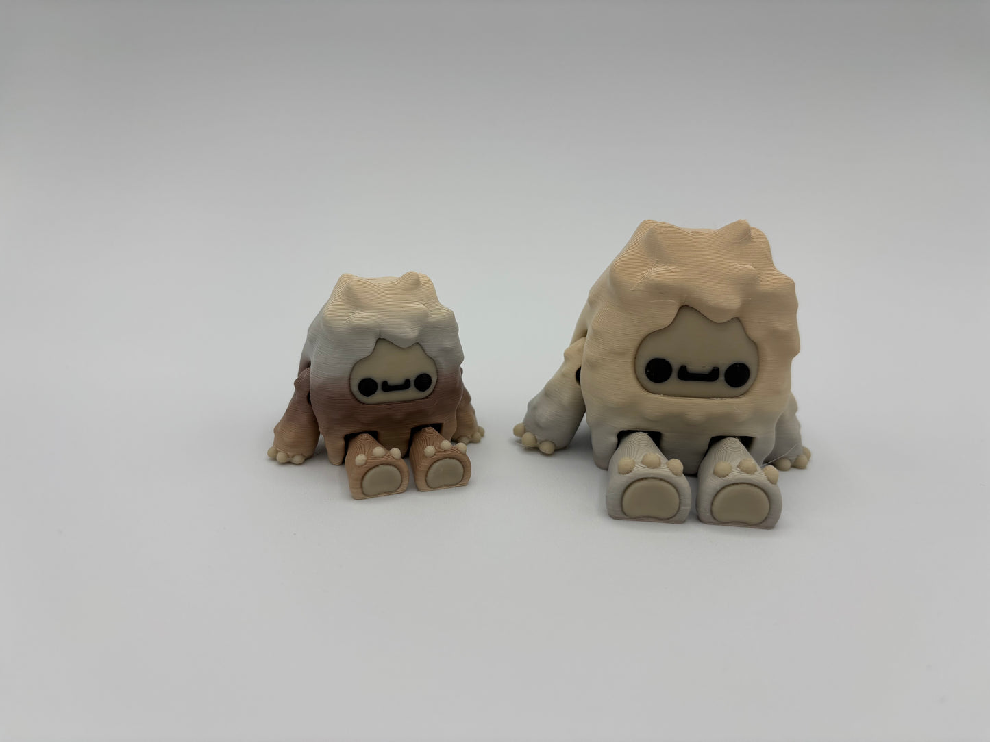 3d Printed Bigfoot figure and keychain option - super cute