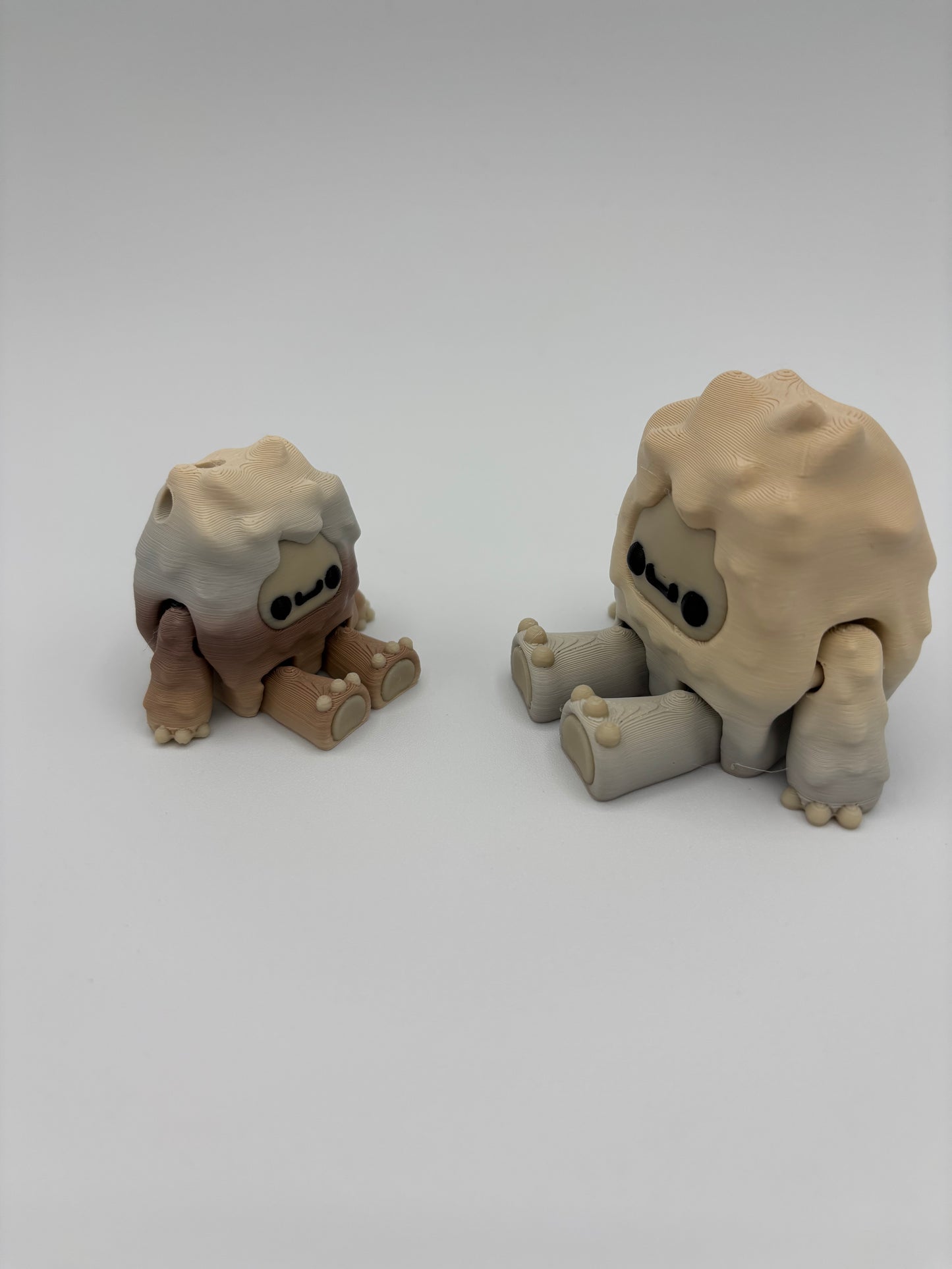 3d Printed Bigfoot figure and keychain option - super cute