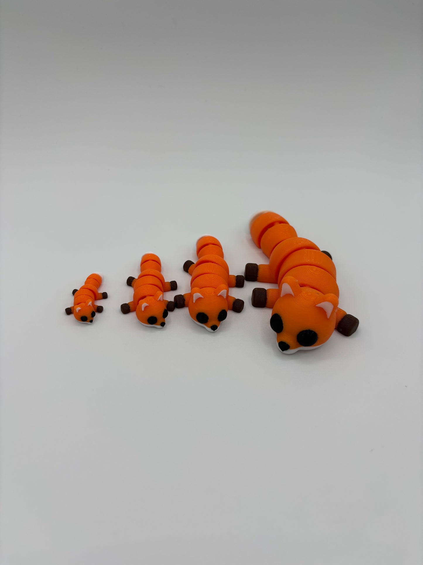 A Dozen Cuddly Critters 3d Printed Articulating Pocket Pets in various size options