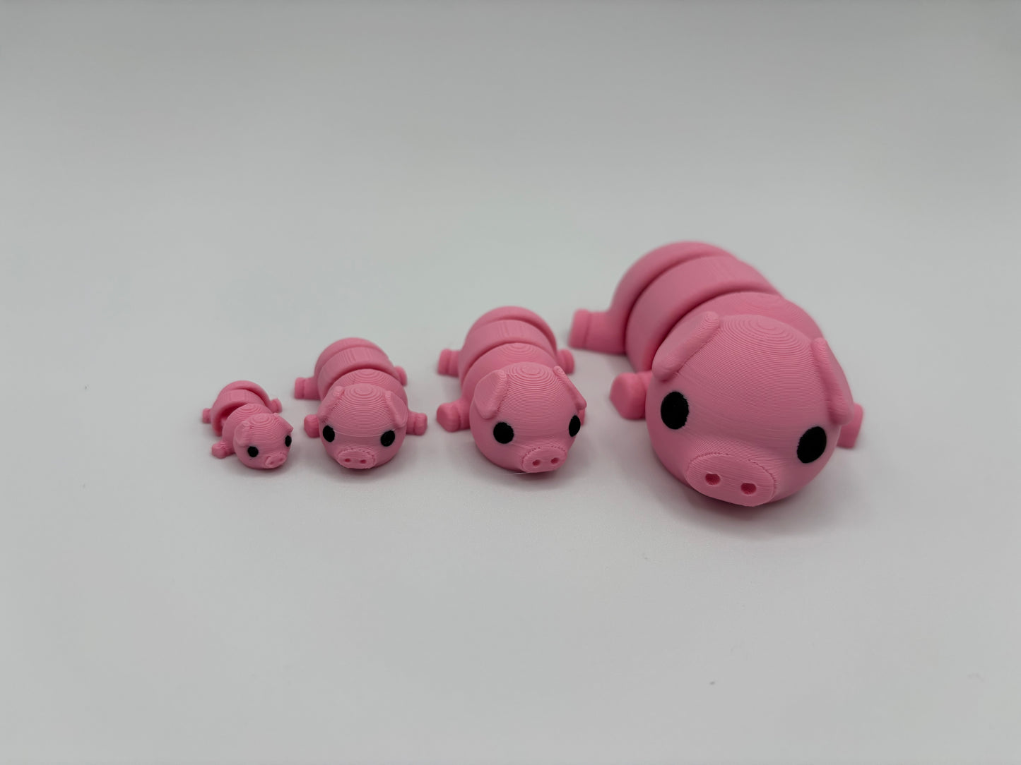 A Dozen Cuddly Critters 3d Printed Articulating Pocket Pets in various size options