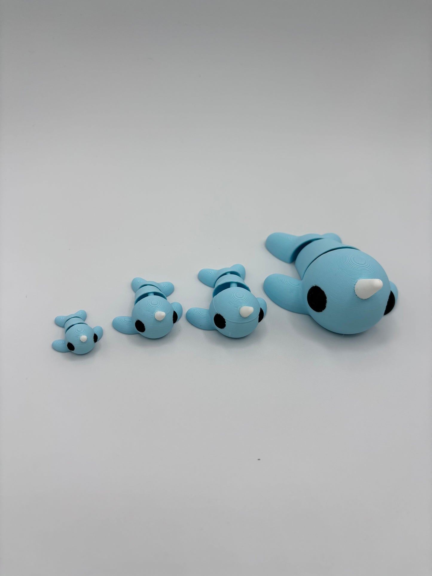 A Dozen Cuddly Critters 3d Printed Articulating Pocket Pets in various size options