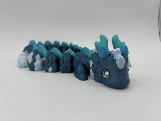 Kaida Articulating cloud Dragon Realistic super cute Large 3D Printed Dragon