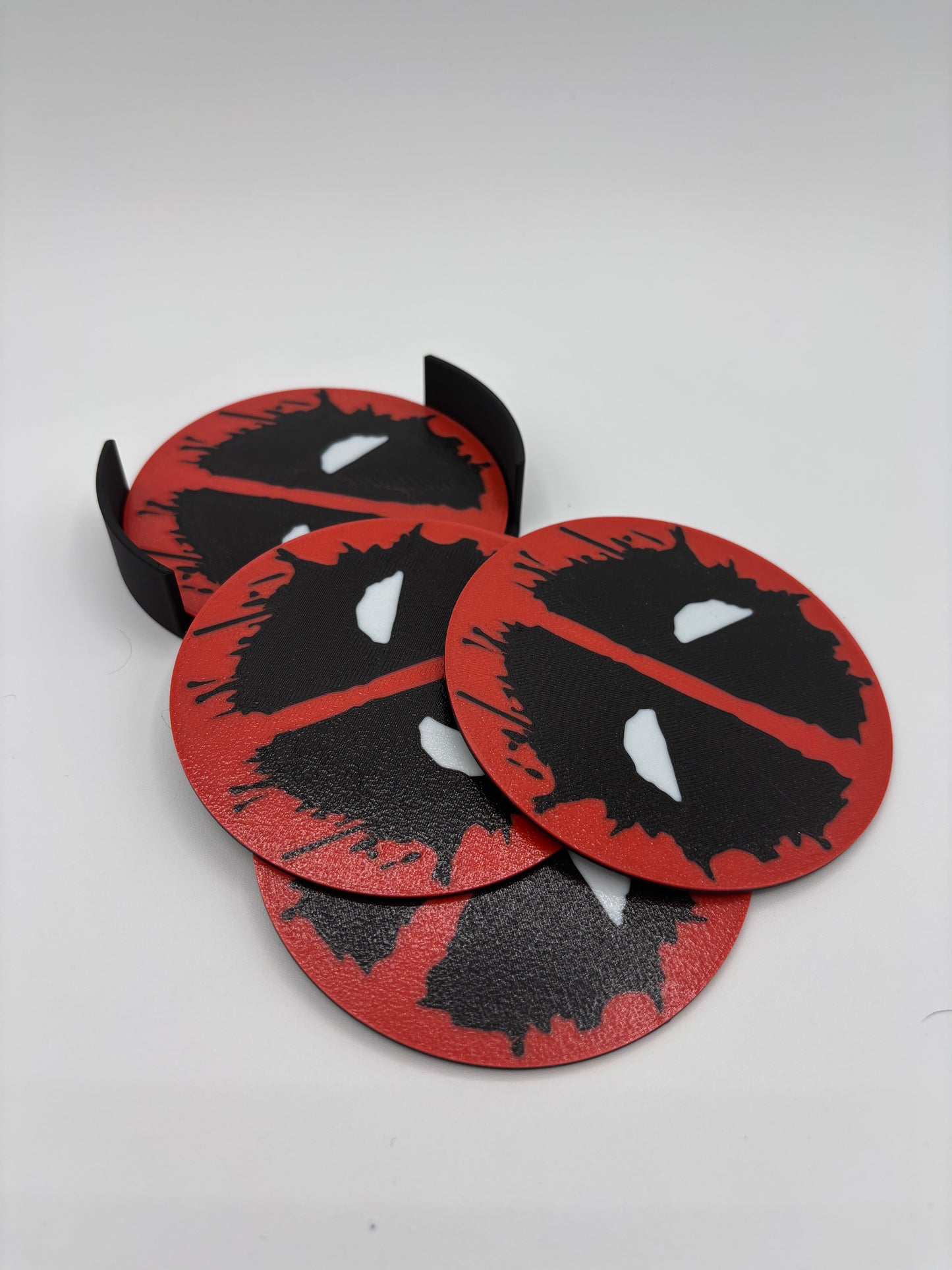 Coaster sets 3d printed with a variation of designs