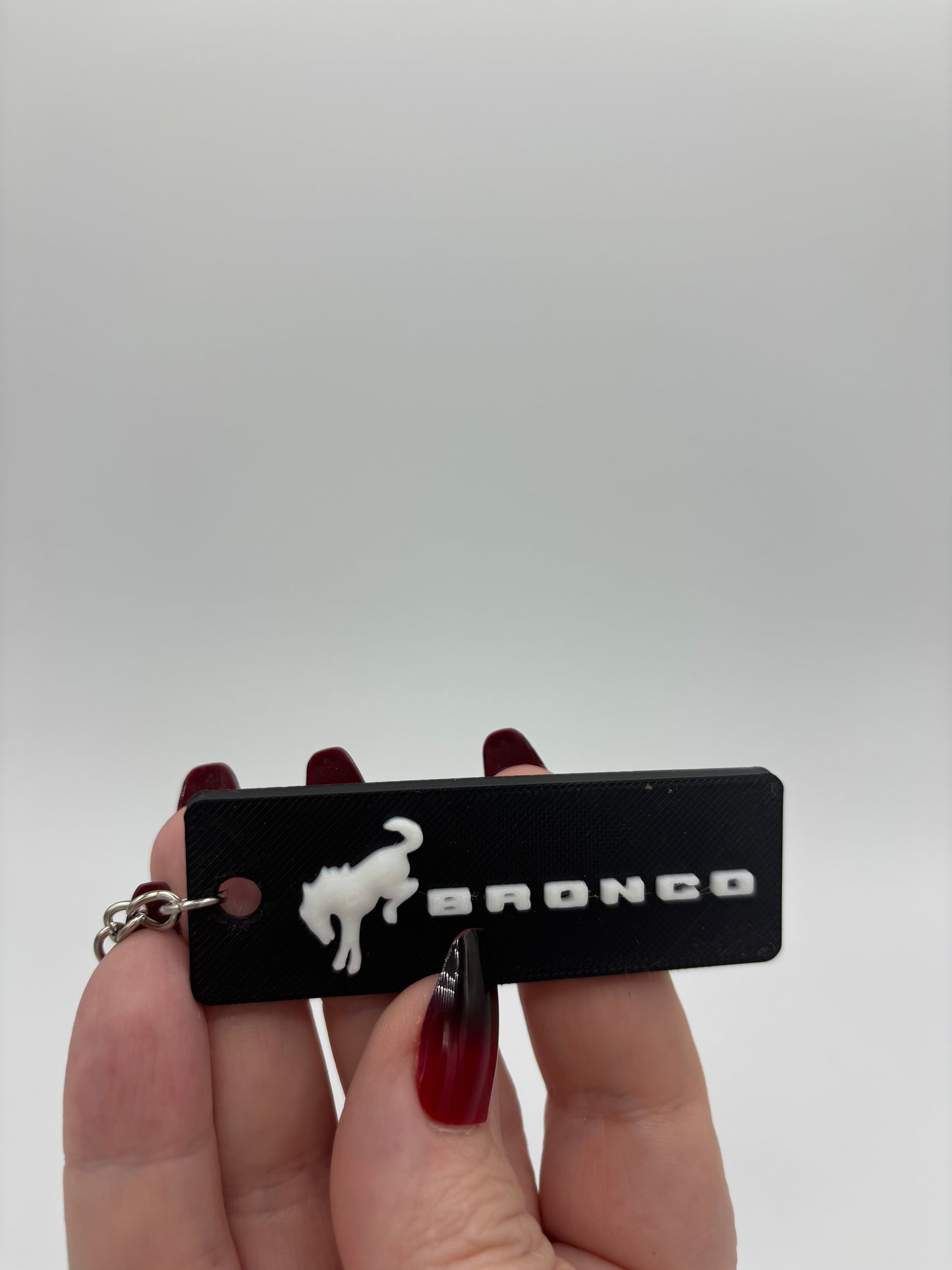 3d printed keychains with several design options available