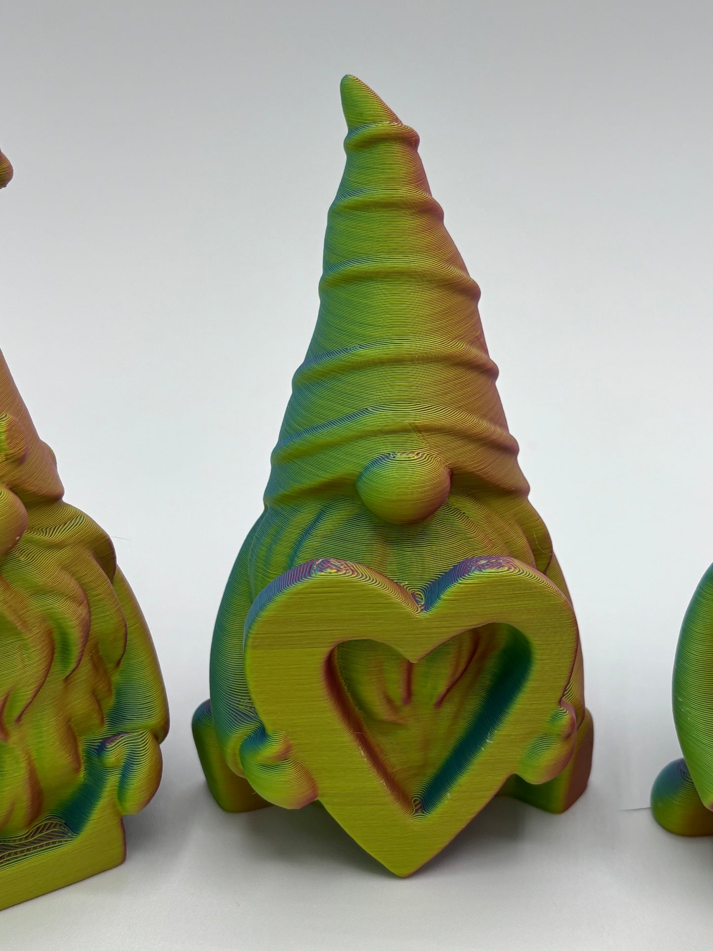 3D Printed 4inch LOVE Gnome Figurines!