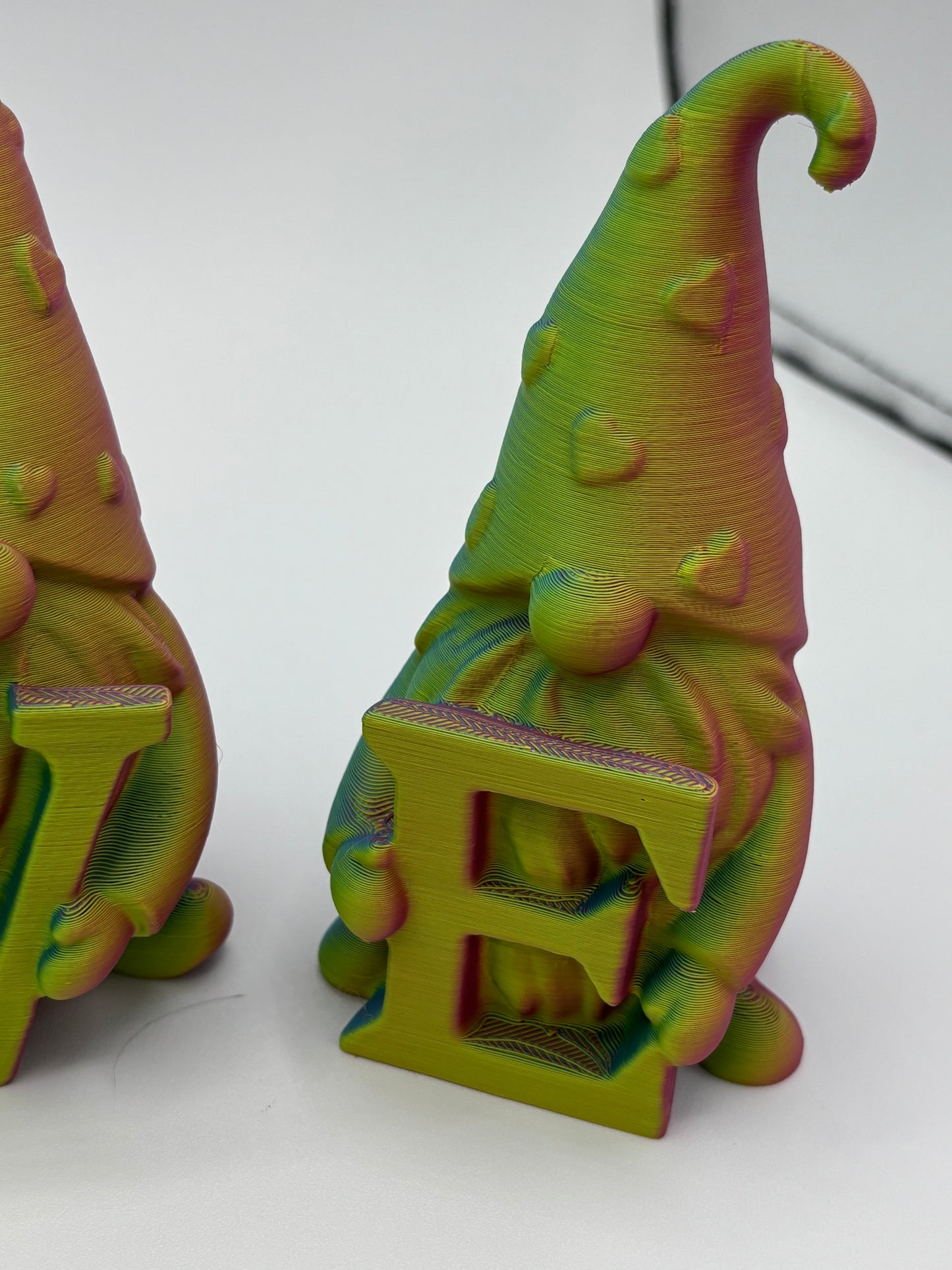 3D Printed 4inch LOVE Gnome Figurines!