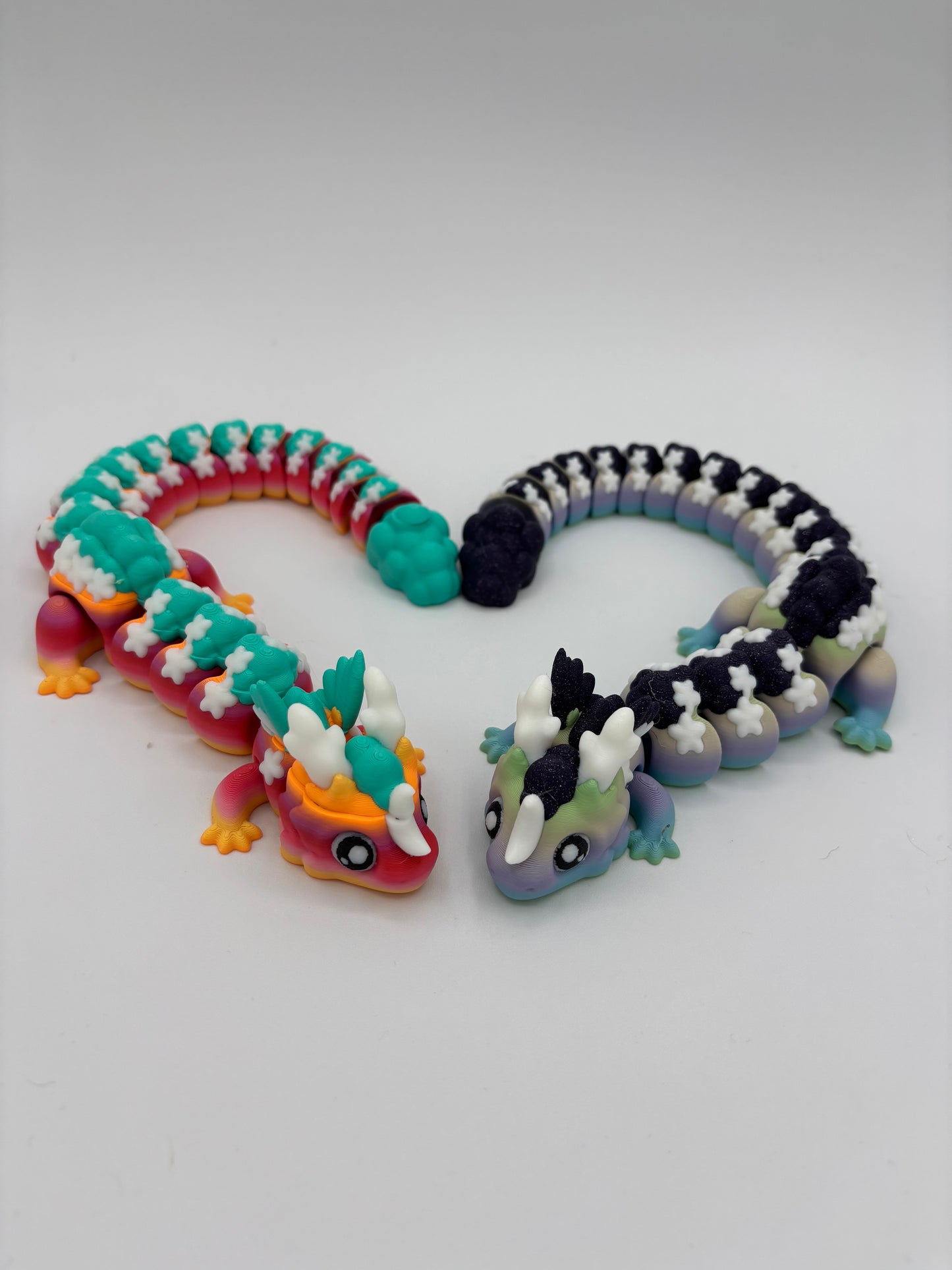 Dream Dragons Articulating moon and star cloud dragons