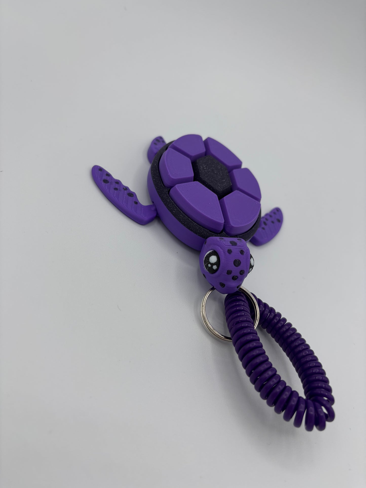 Turtle Fruit Fidget Clicker Keychain Sensory Toy - Autism, ADHD, Stress, Anxiety Relief