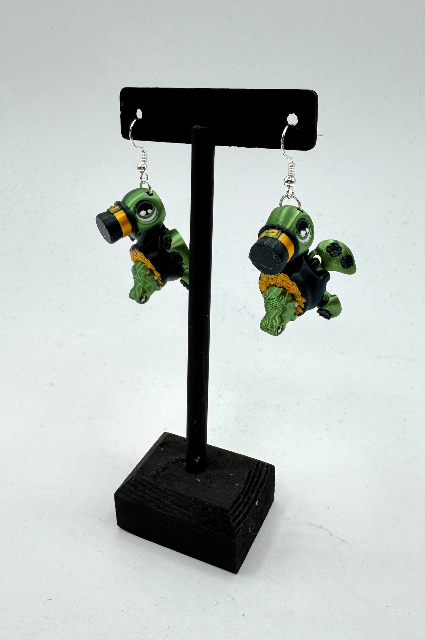 Turtles!! Earrings – 3D Printed Statement Studs for Turtle Lovers