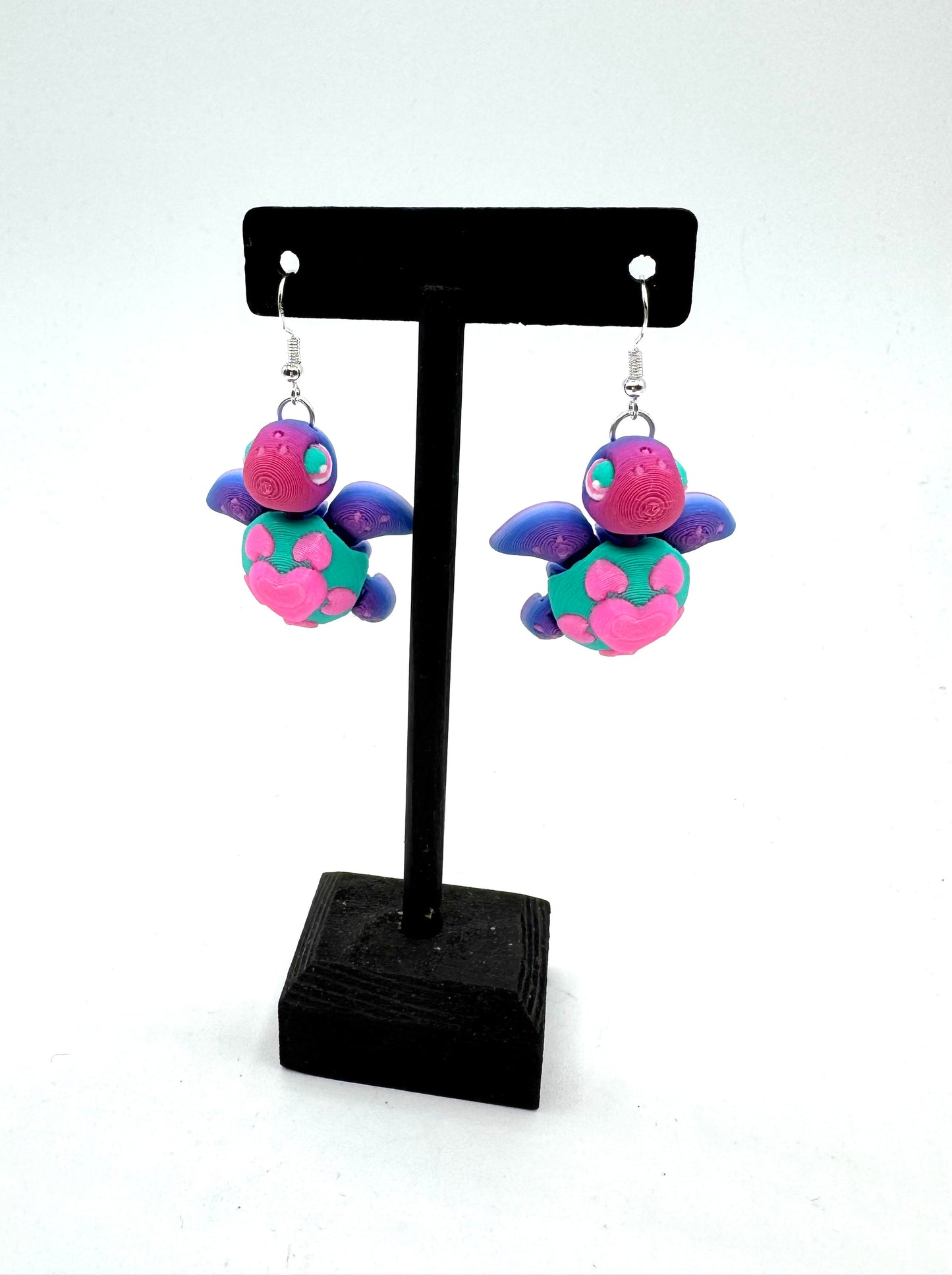 Turtles!! Earrings – 3D Printed Statement Studs for Turtle Lovers
