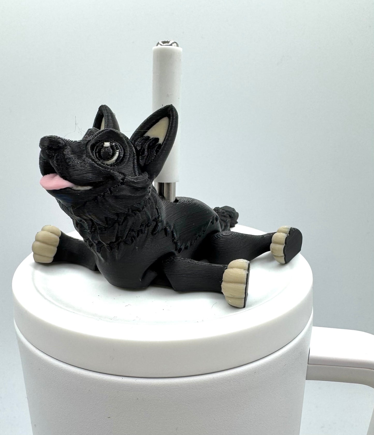 Paw Pals Sip Sidekicks – Adorable Dog and Cat Straw Buddy for Your Tumbler