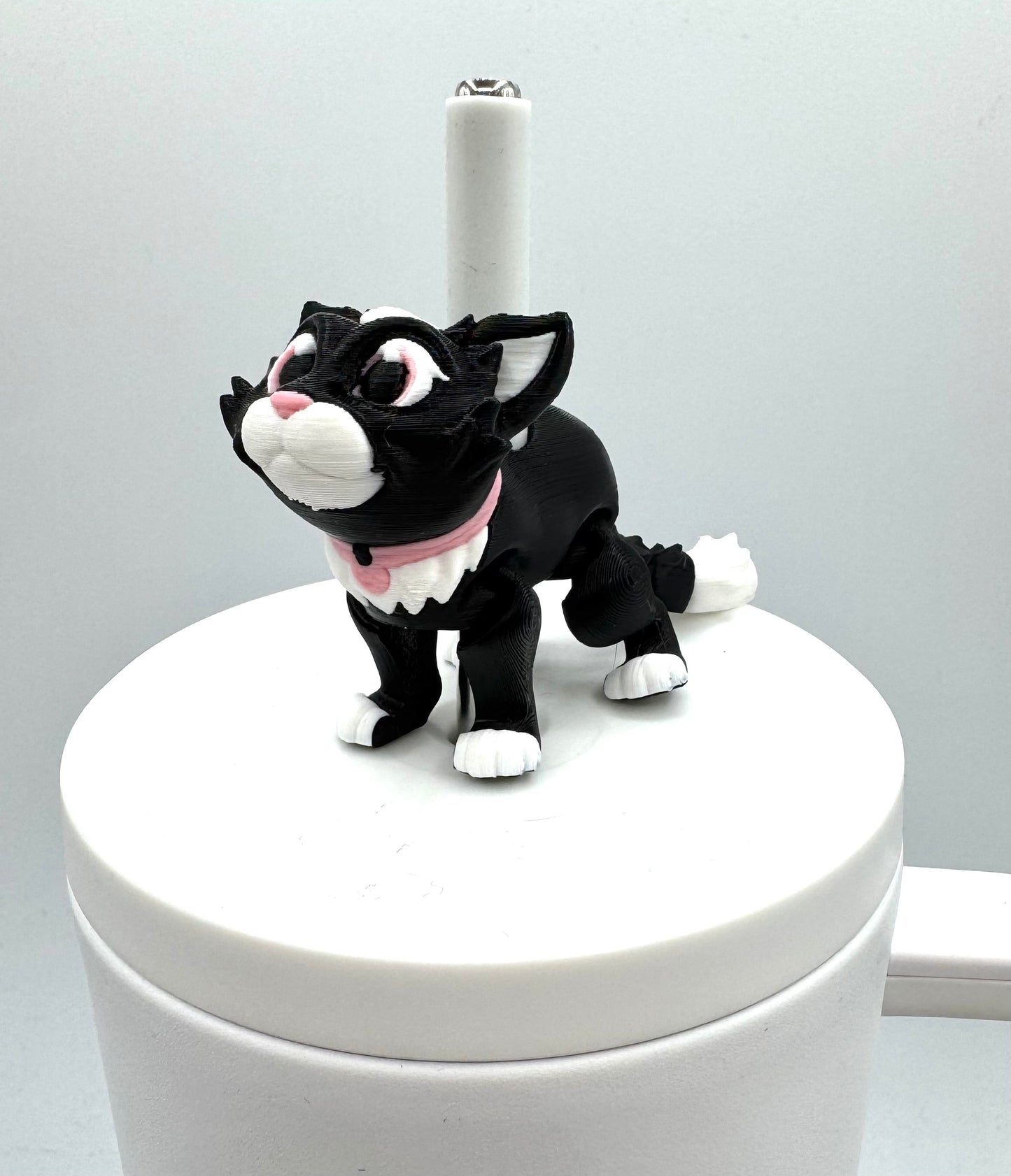 Paw Pals Sip Sidekicks – Adorable Dog and Cat Straw Buddy for Your Tumbler