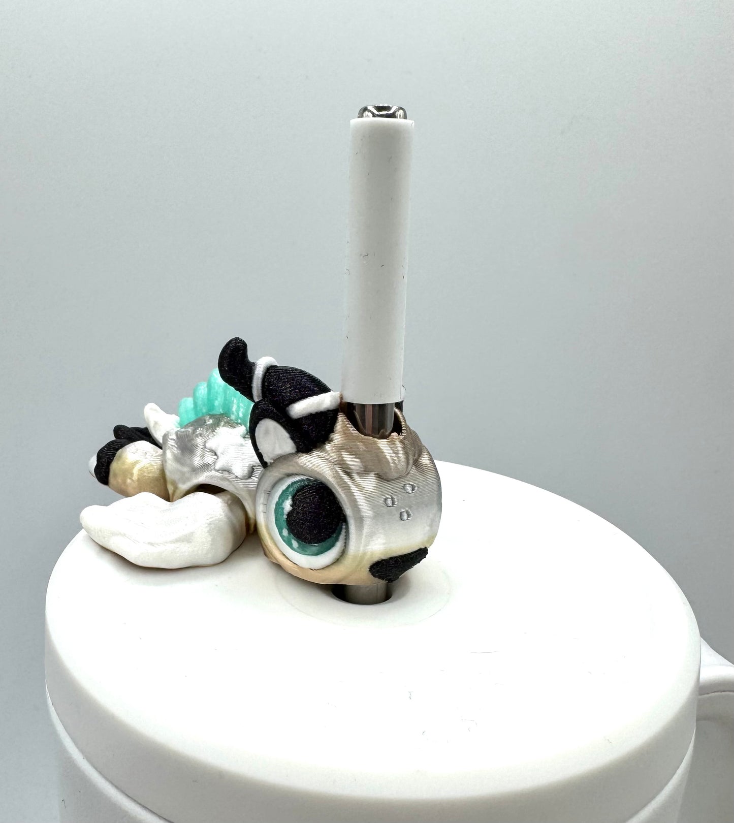 Turtles!! Sip Sidekick – 3D Printed Straw Buddy for Tumblers