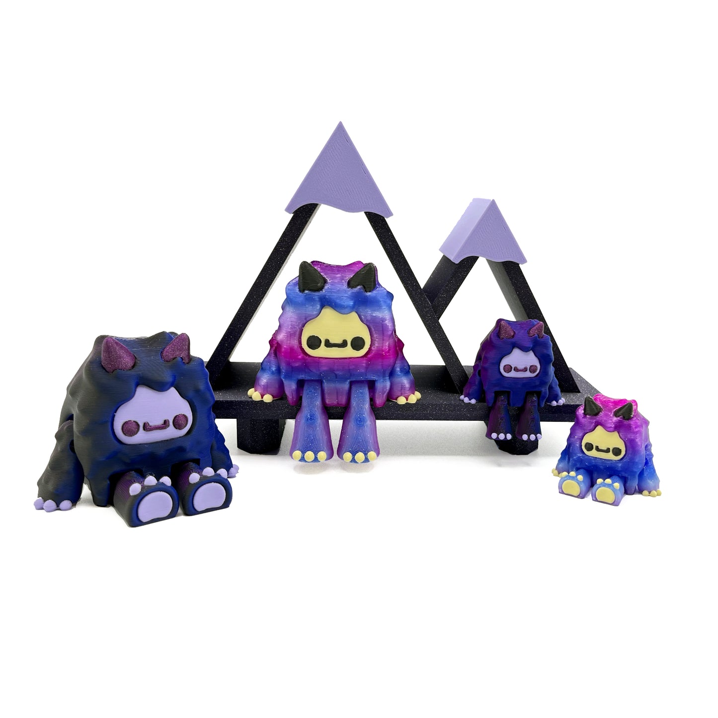 ORIGINAL Flurryfoot & Bigfoot Figures – Cute Collectibles for Desk & Shelves – 3D Printed