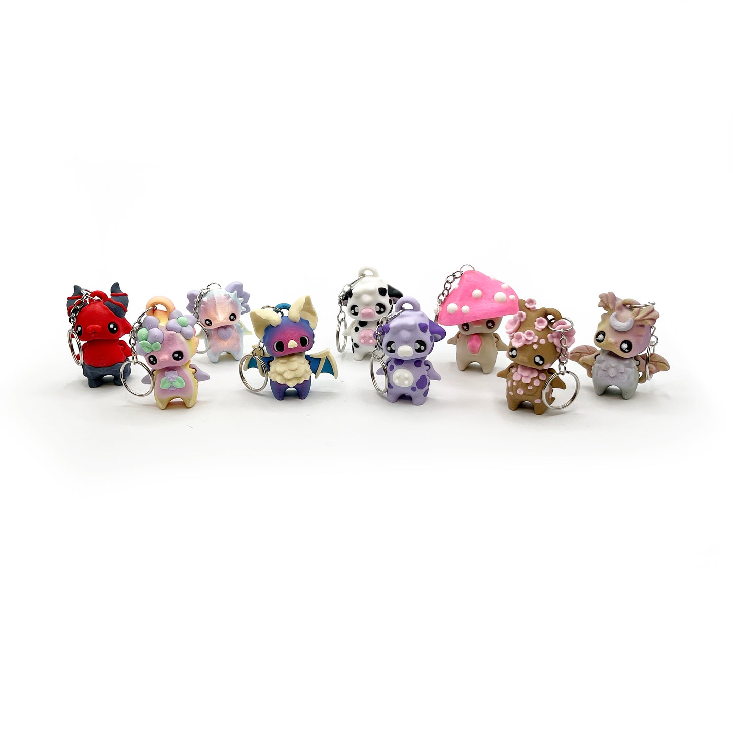 Pixie Keychains – Whimsical Creatures as 3D Printed Bag Charms & Fidget Accessories