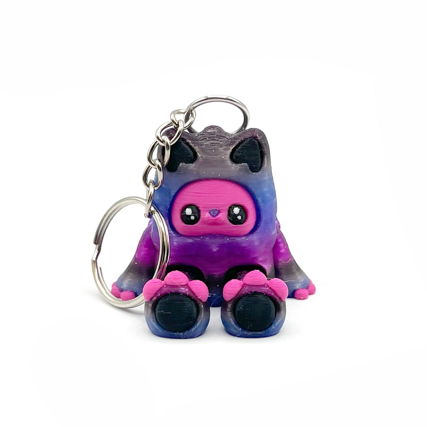 Flurryfoot & Bigfoot KEYCHAINS – Clip-On Backpack Buddies – 3D Printed Charms