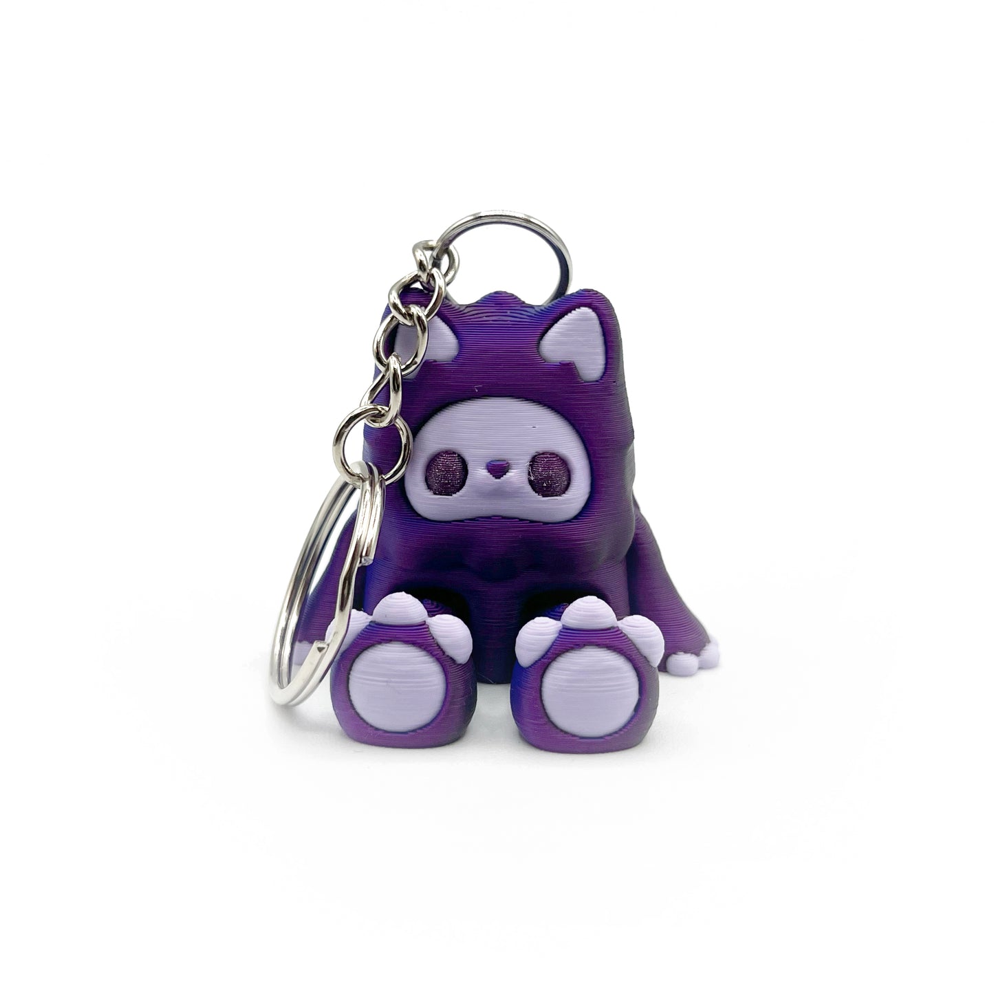 Flurryfoot & Bigfoot KEYCHAINS – Clip-On Backpack Buddies – 3D Printed Charms