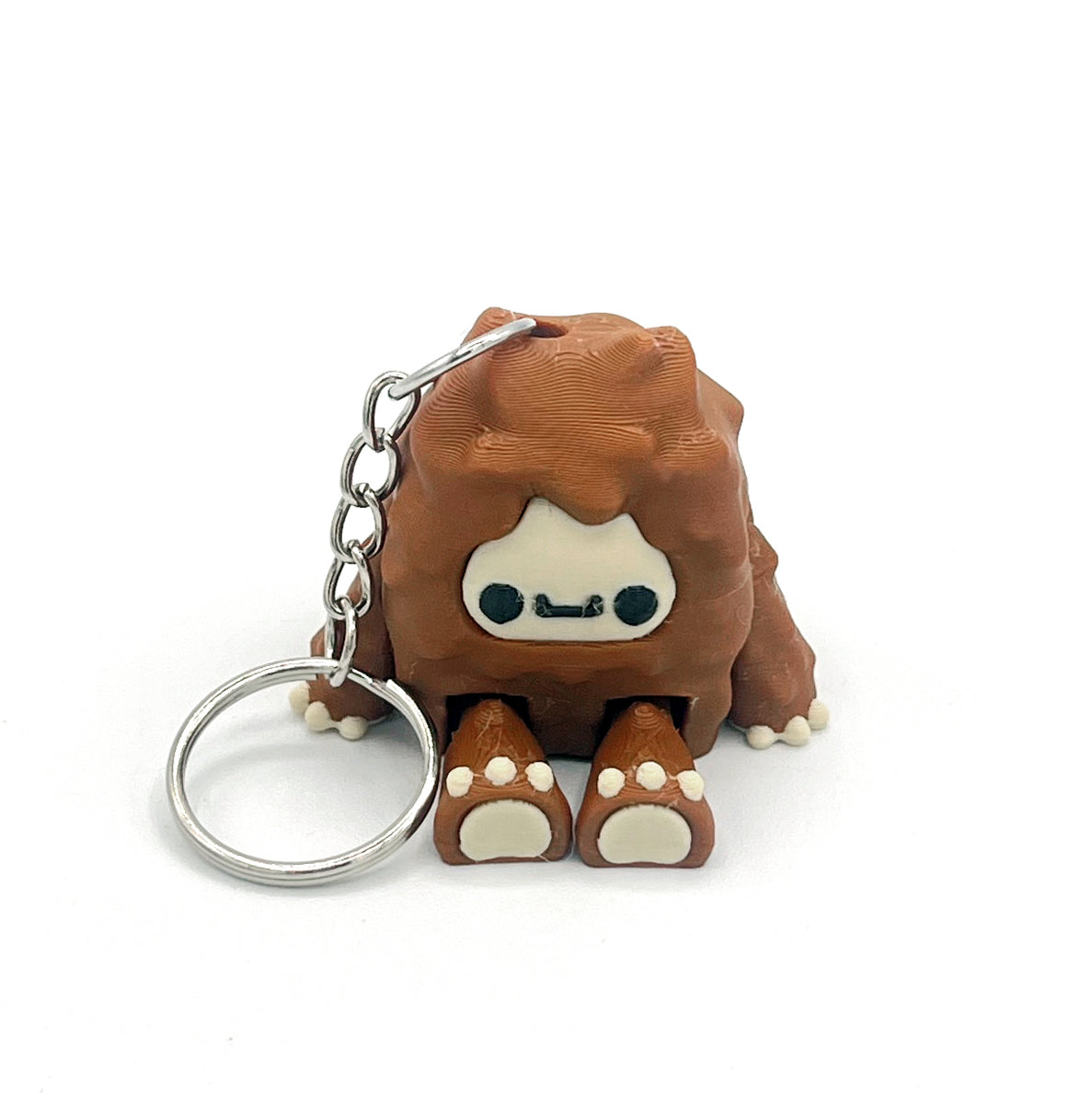 Flurryfoot & Bigfoot KEYCHAINS – Clip-On Backpack Buddies – 3D Printed Charms