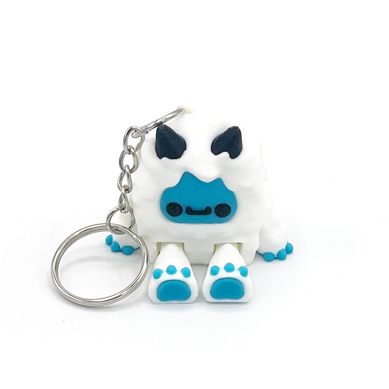 Flurryfoot & Bigfoot KEYCHAINS – Clip-On Backpack Buddies – 3D Printed Charms
