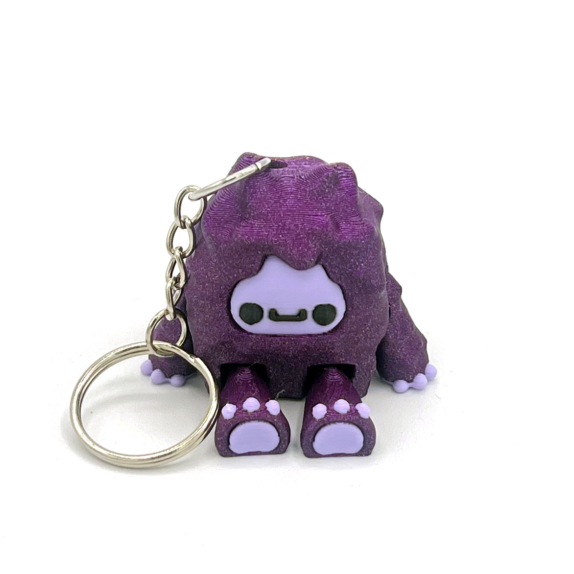 Flurryfoot & Bigfoot KEYCHAINS – Clip-On Backpack Buddies – 3D Printed Charms