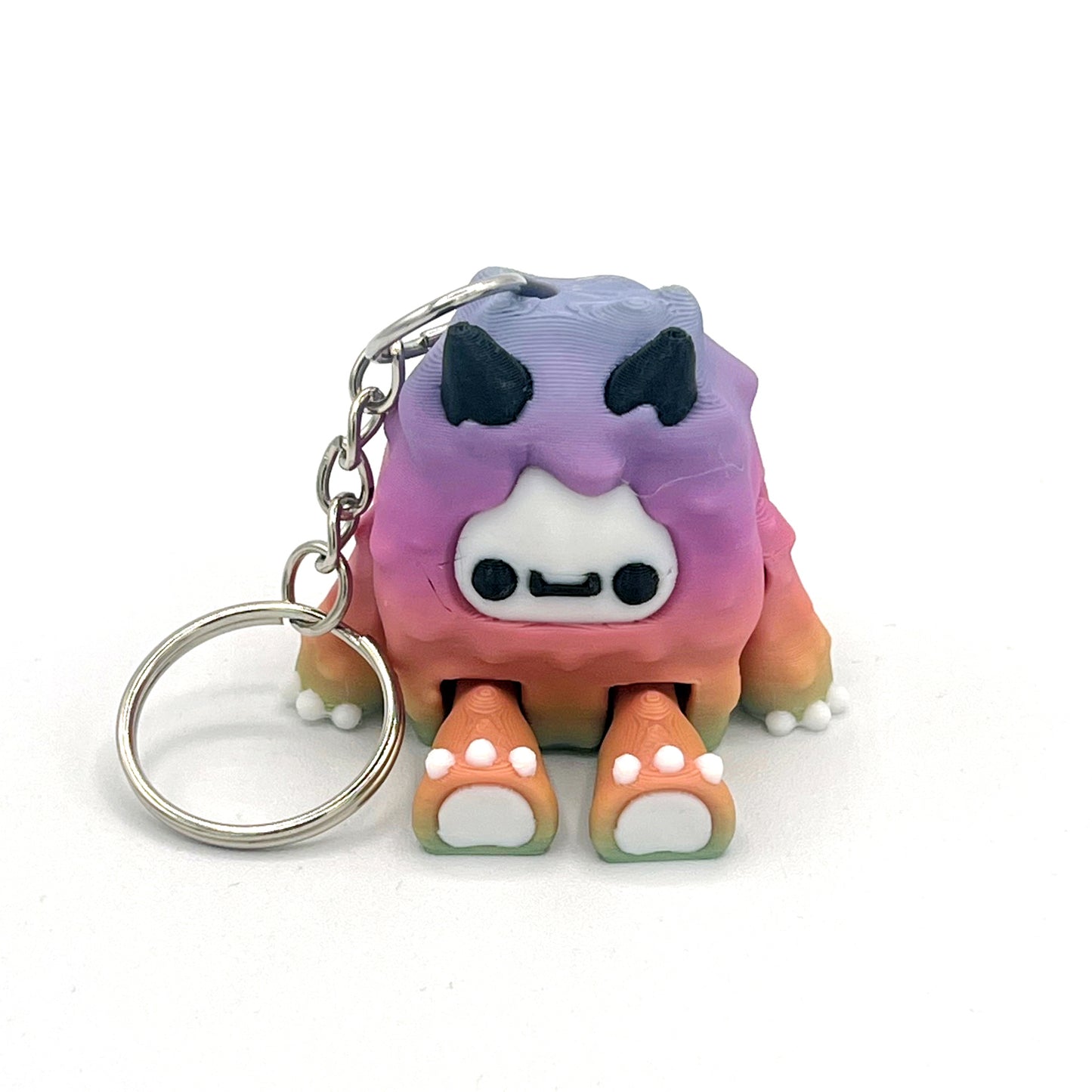 Flurryfoot & Bigfoot KEYCHAINS – Clip-On Backpack Buddies – 3D Printed Charms