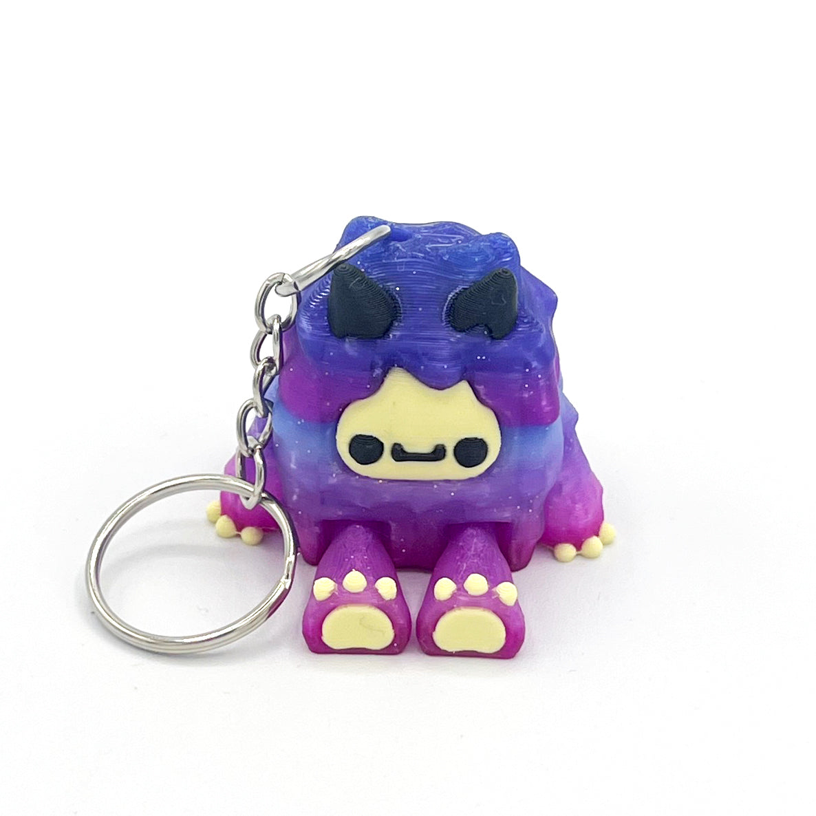 Flurryfoot & Bigfoot KEYCHAINS – Clip-On Backpack Buddies – 3D Printed Charms