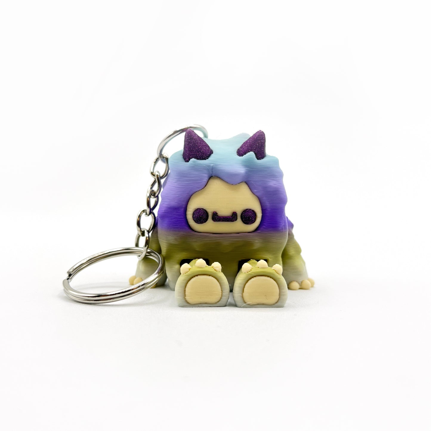 Flurryfoot & Bigfoot KEYCHAINS – Clip-On Backpack Buddies – 3D Printed Charms
