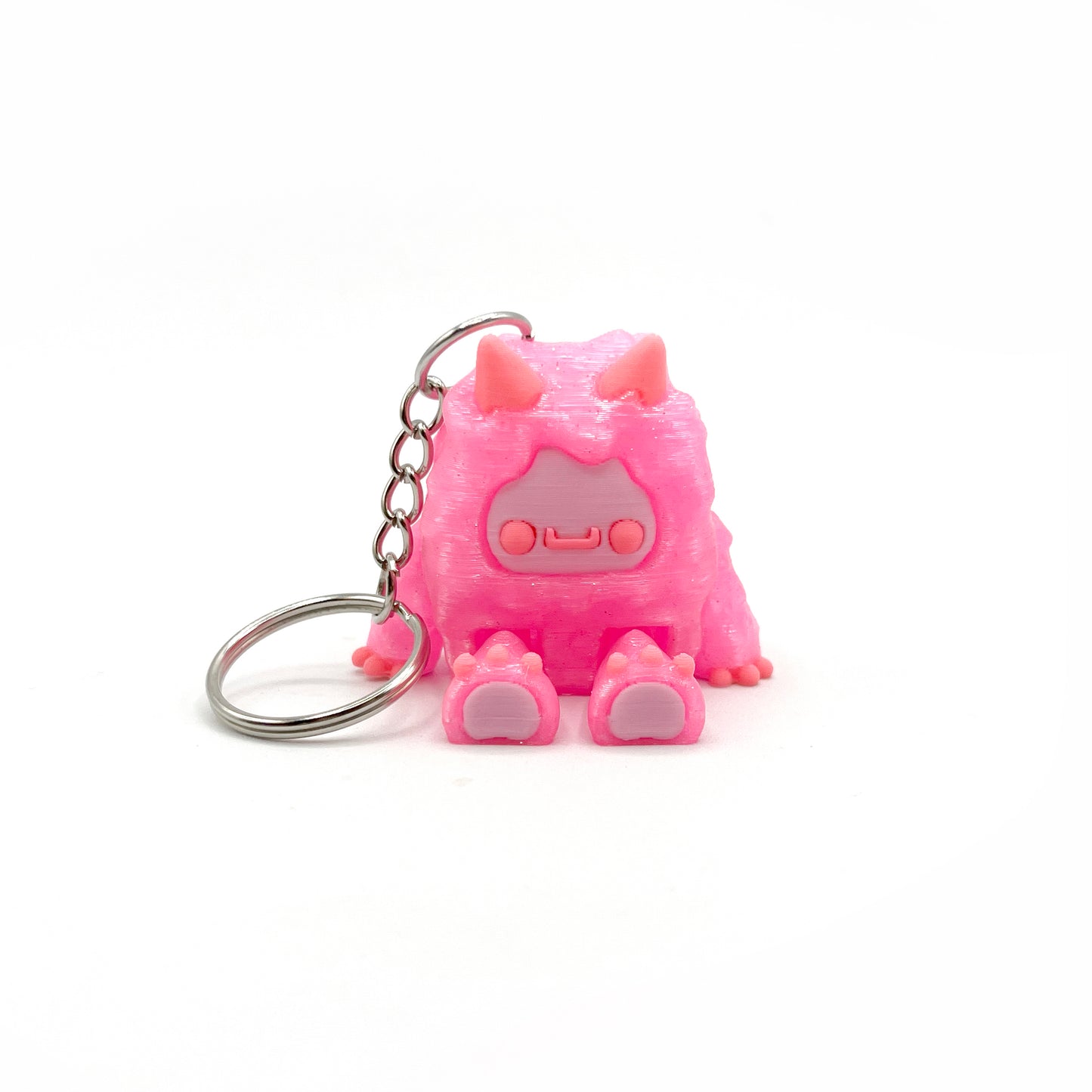 Flurryfoot & Bigfoot KEYCHAINS – Clip-On Backpack Buddies – 3D Printed Charms