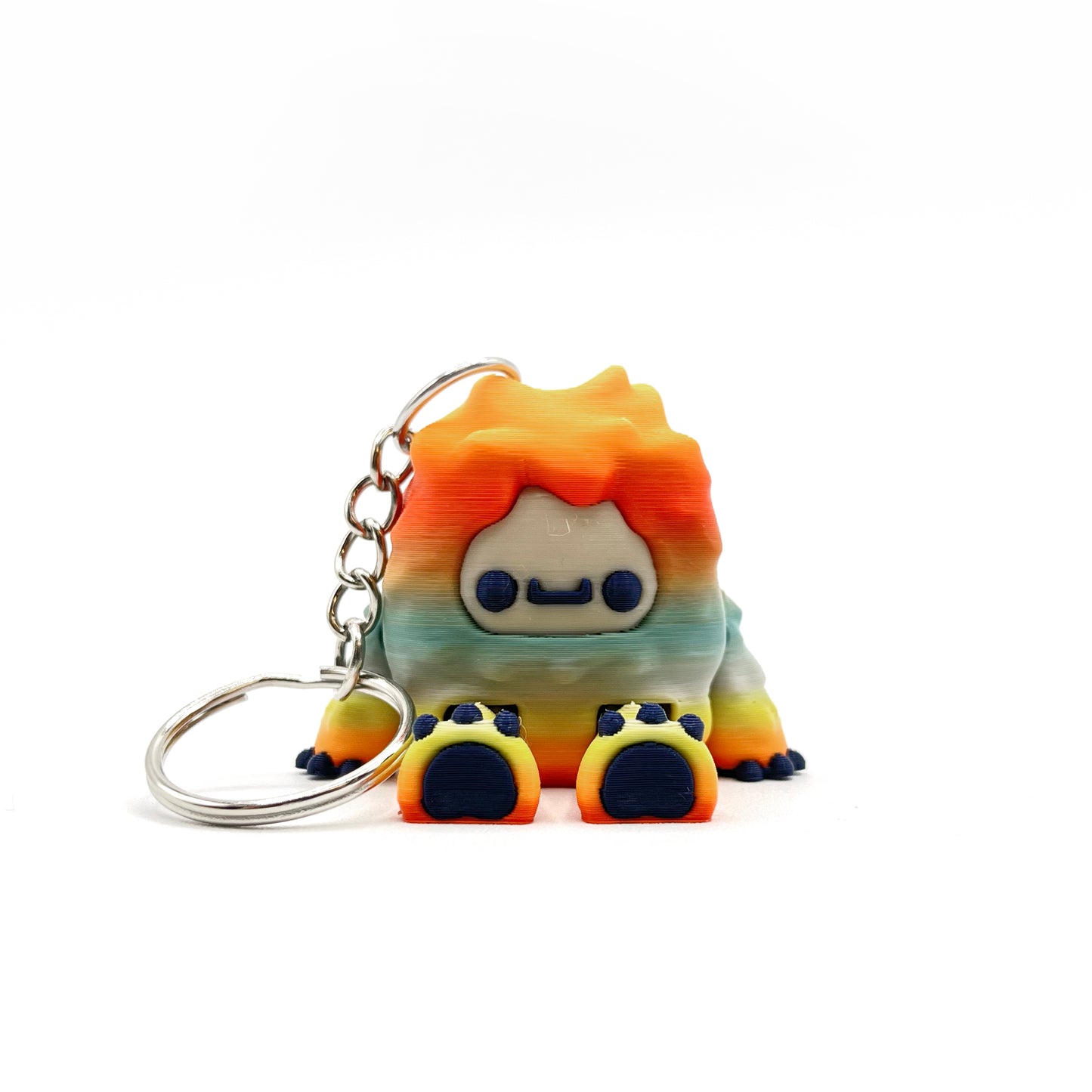Flurryfoot & Bigfoot KEYCHAINS – Clip-On Backpack Buddies – 3D Printed Charms