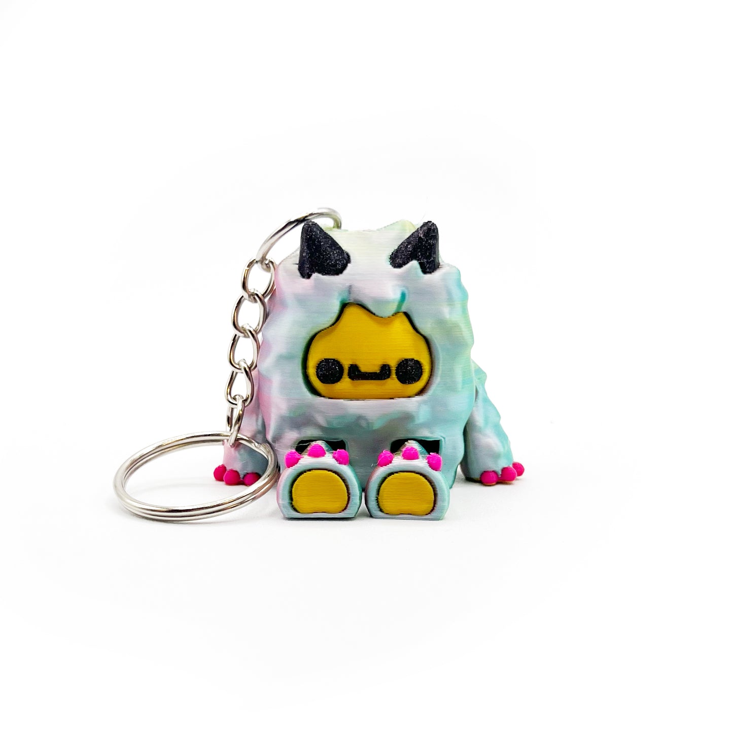 Flurryfoot & Bigfoot KEYCHAINS – Clip-On Backpack Buddies – 3D Printed Charms