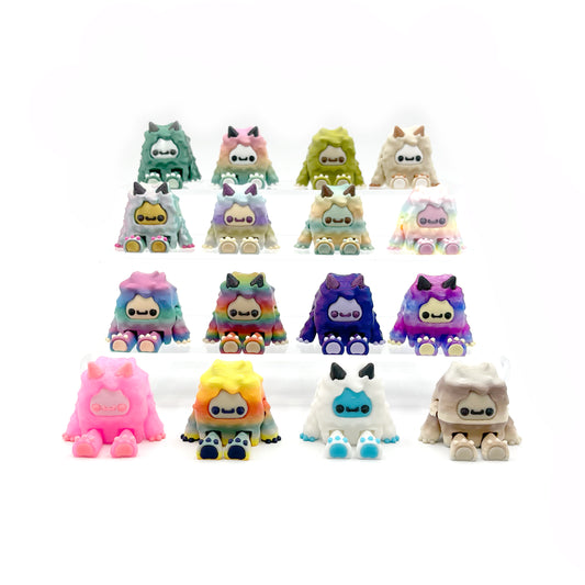 MINI Flurryfoot & Bigfoot Figures – Cute Collectibles for Desk & Shelves – 3D Printed
