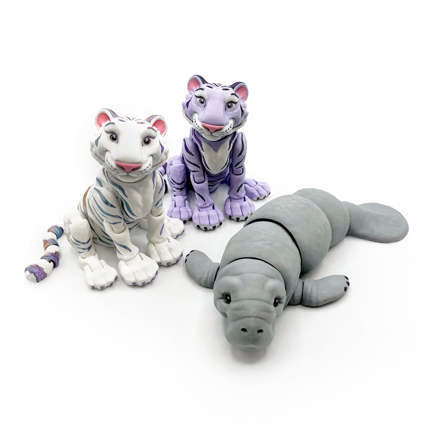 The Mat Mire Collection - Articulating Plastic Animal Figurine super cute creative animal