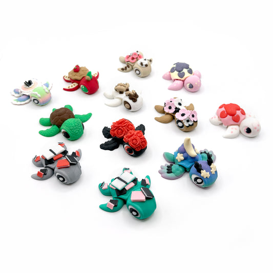TURTLES!! – The Palm-Sized Original – Articulated Turtle Fidget with Pocket Turtle Energy