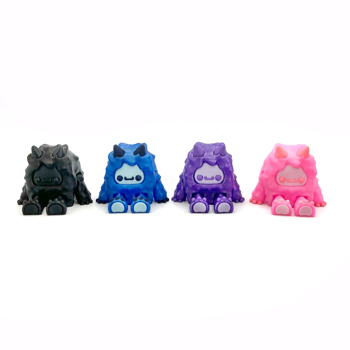 MINI Flurryfoot & Bigfoot Figures – Cute Collectibles for Desk & Shelves – 3D Printed