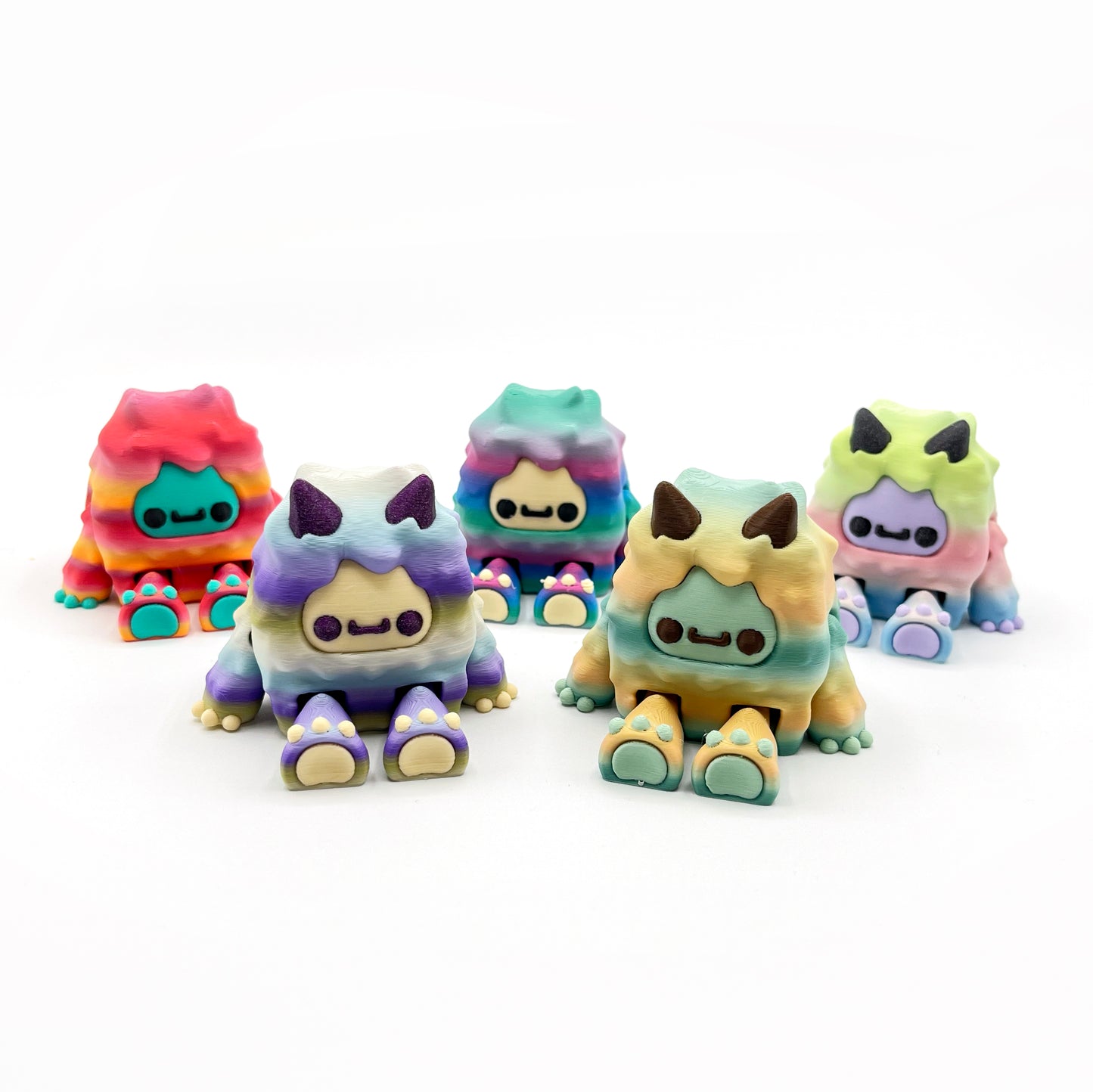 ORIGINAL Flurryfoot & Bigfoot Figures – Cute Collectibles for Desk & Shelves – 3D Printed