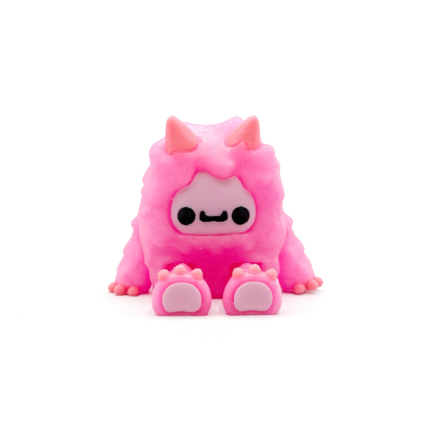 SIP SIDEKICKS - Flurryfoot & Bigfoot - Articulating 3D Printed Animal Figurines  – Adorable 3D Printed Straw Buddy for Tumbler Cups | Collectible Cup Charm