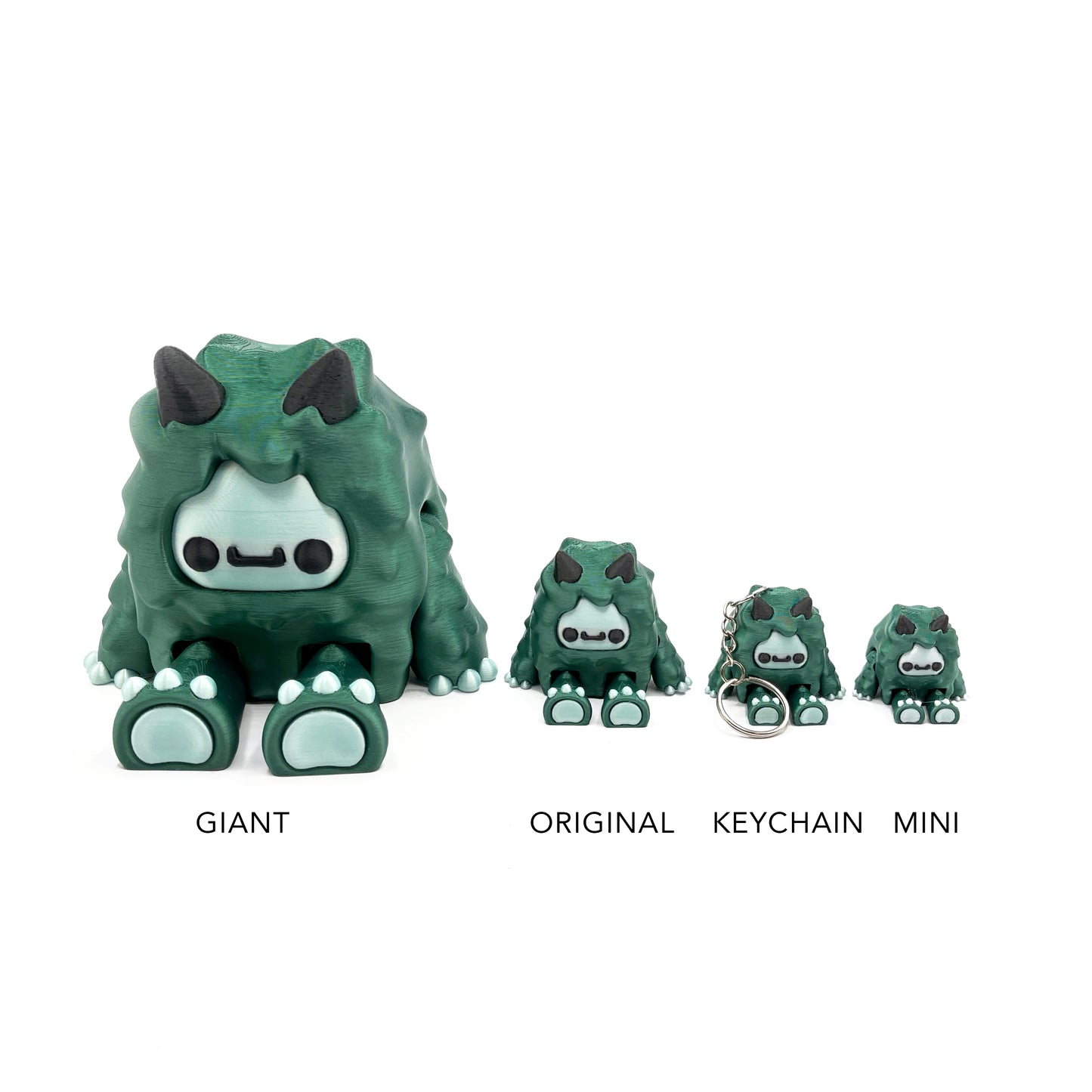 MINI Flurryfoot & Bigfoot Figures – Cute Collectibles for Desk & Shelves – 3D Printed
