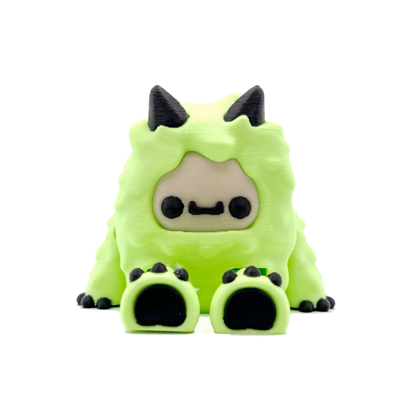 SIP SIDEKICKS - Flurryfoot & Bigfoot - Articulating 3D Printed Animal Figurines  – Adorable 3D Printed Straw Buddy for Tumbler Cups | Collectible Cup Charm