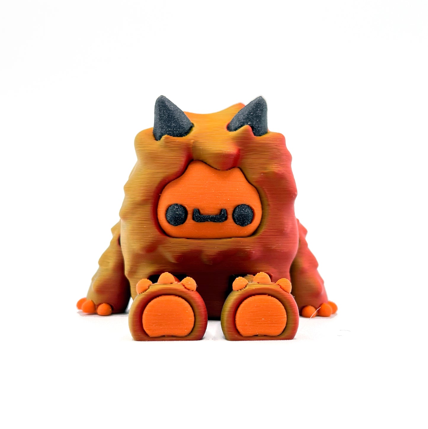 SIP SIDEKICKS - Flurryfoot & Bigfoot - Articulating 3D Printed Animal Figurines  – Adorable 3D Printed Straw Buddy for Tumbler Cups | Collectible Cup Charm