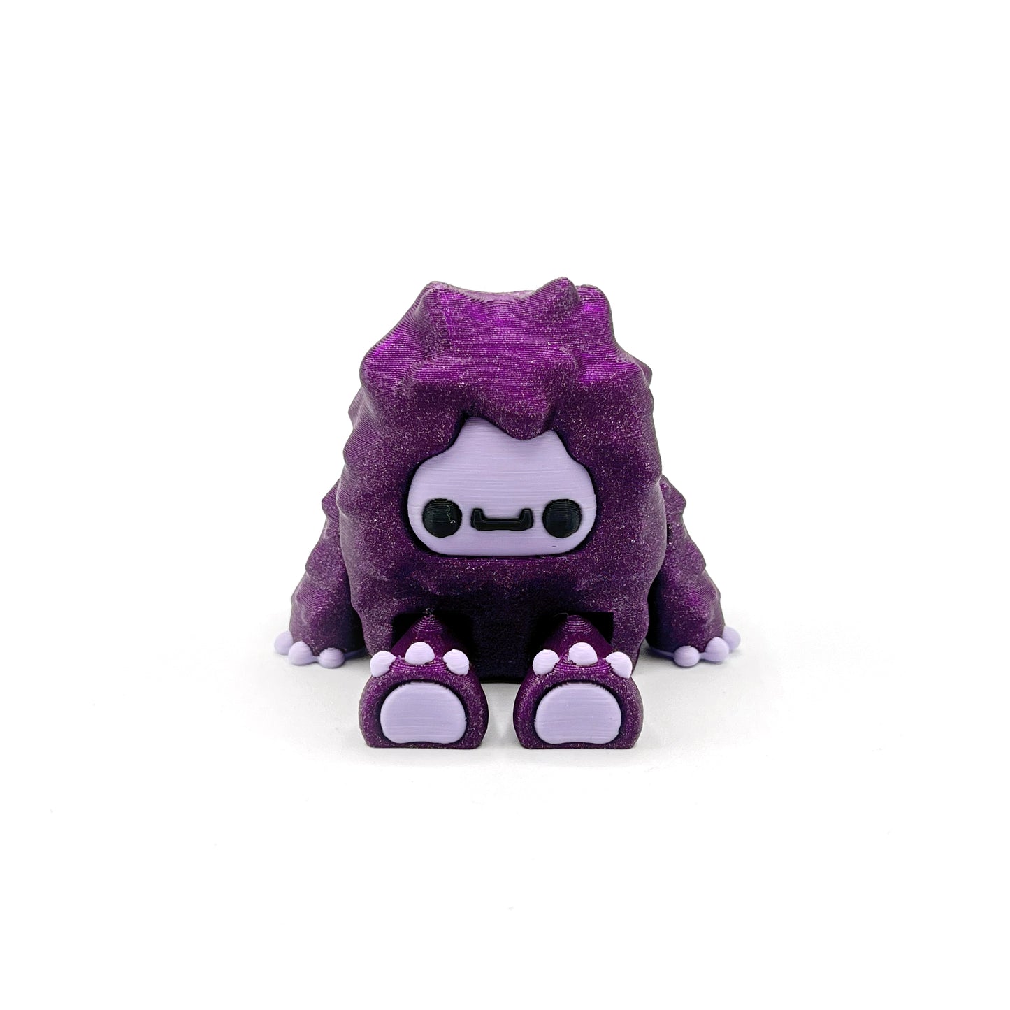 SIP SIDEKICKS - Flurryfoot & Bigfoot - Articulating 3D Printed Animal Figurines  – Adorable 3D Printed Straw Buddy for Tumbler Cups | Collectible Cup Charm