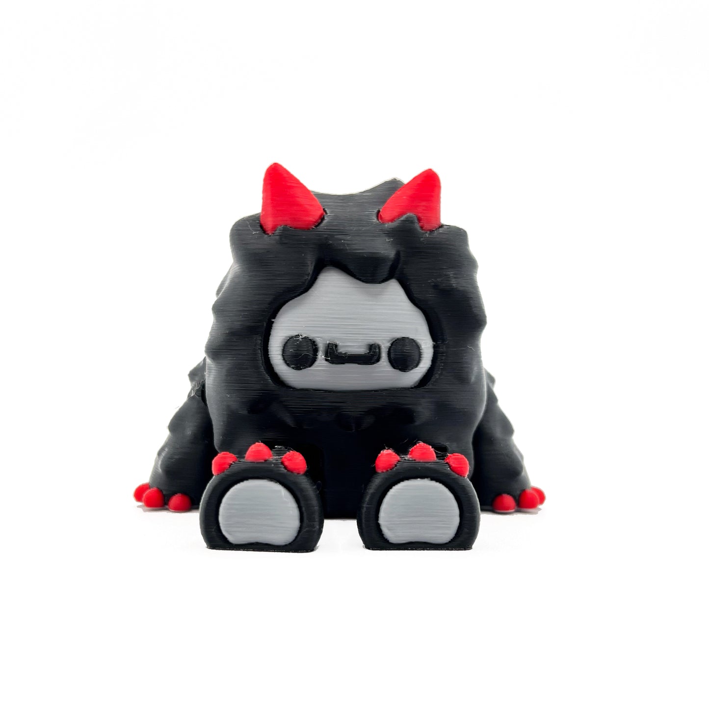 SIP SIDEKICKS - Flurryfoot & Bigfoot - Articulating 3D Printed Animal Figurines  – Adorable 3D Printed Straw Buddy for Tumbler Cups | Collectible Cup Charm