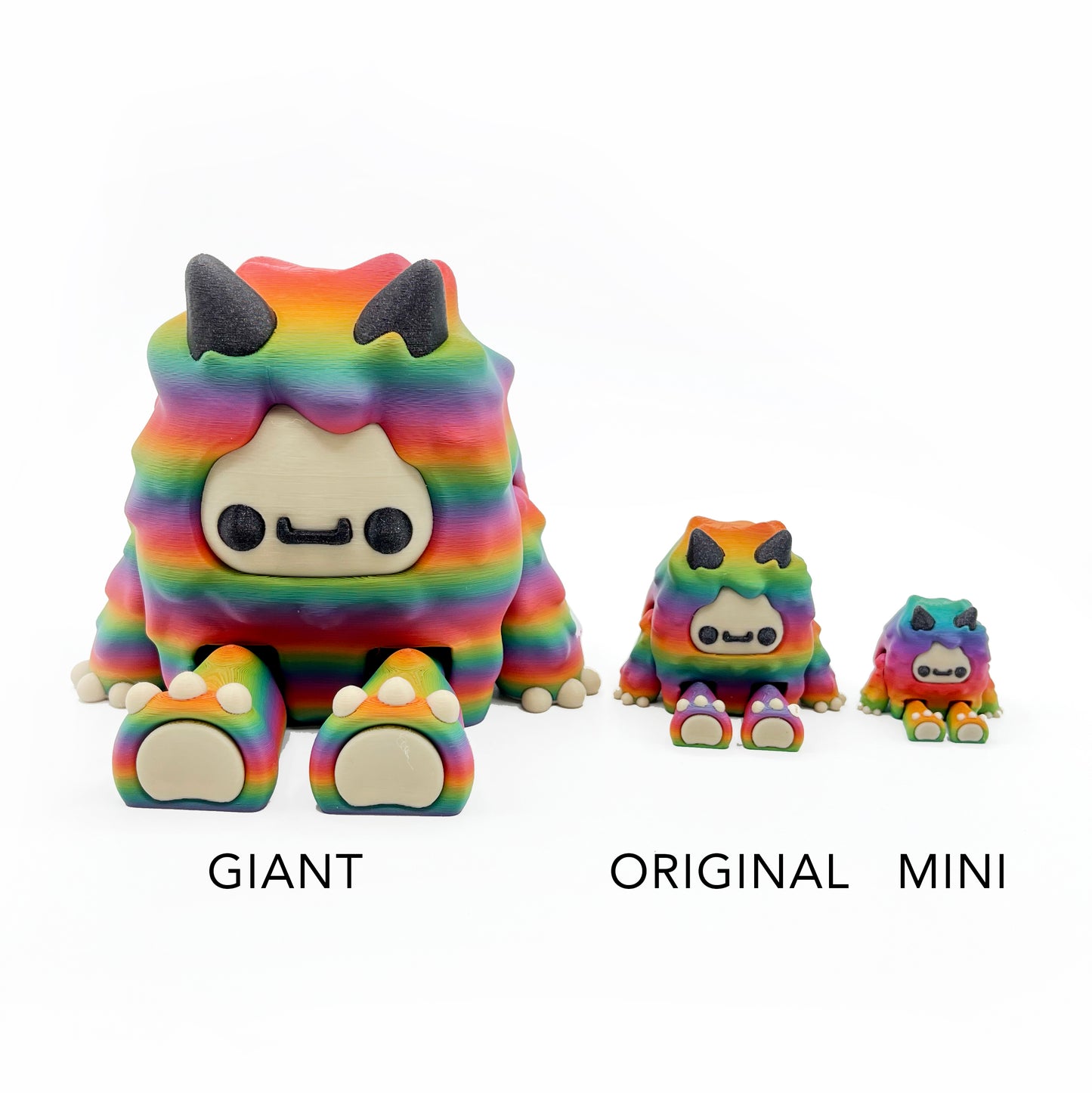 GIANT Yeti & Bigfoot Figures – Cute Collectibles for Desk & Shelves – 3D Printed