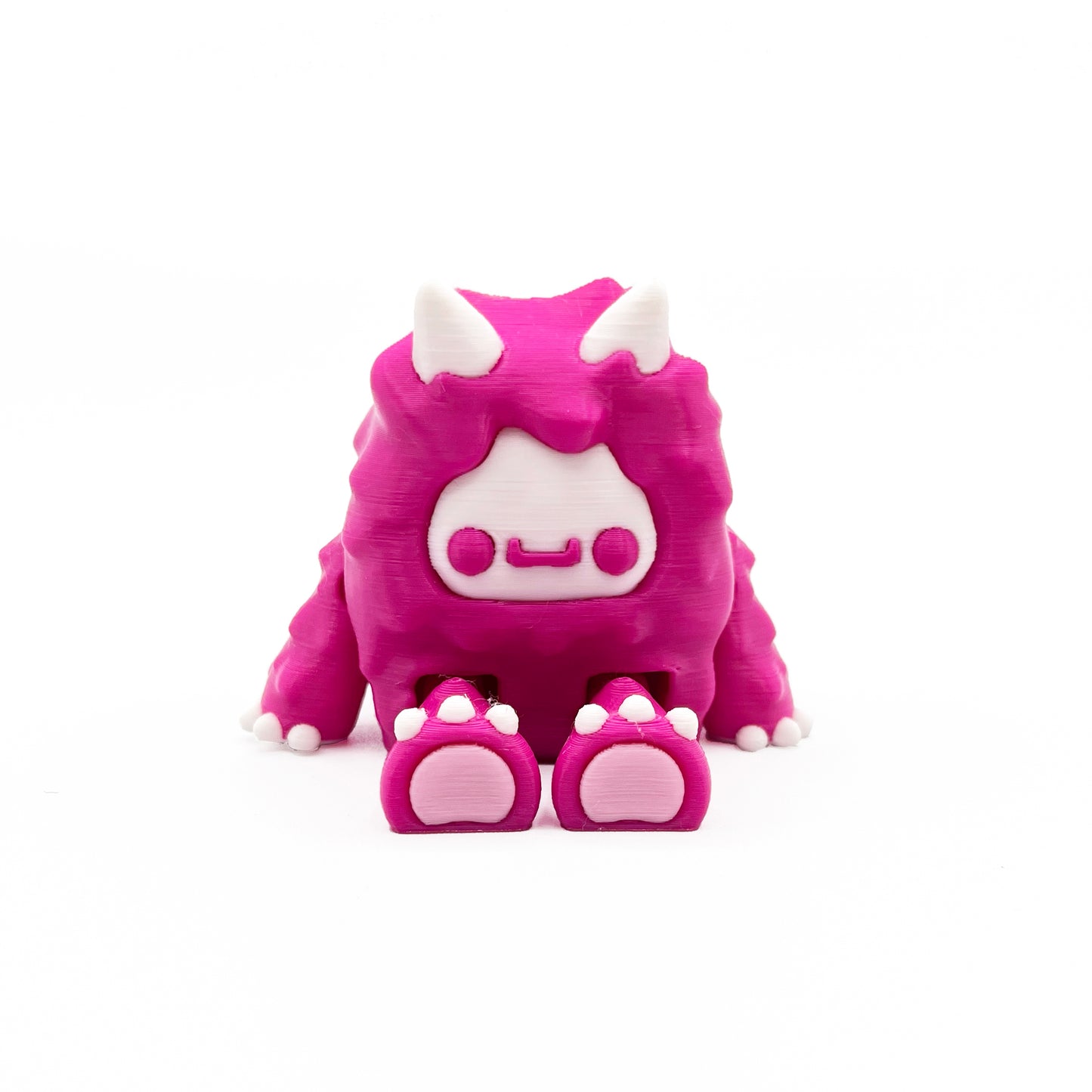 SIP SIDEKICKS - Flurryfoot & Bigfoot - Articulating 3D Printed Animal Figurines  – Adorable 3D Printed Straw Buddy for Tumbler Cups | Collectible Cup Charm