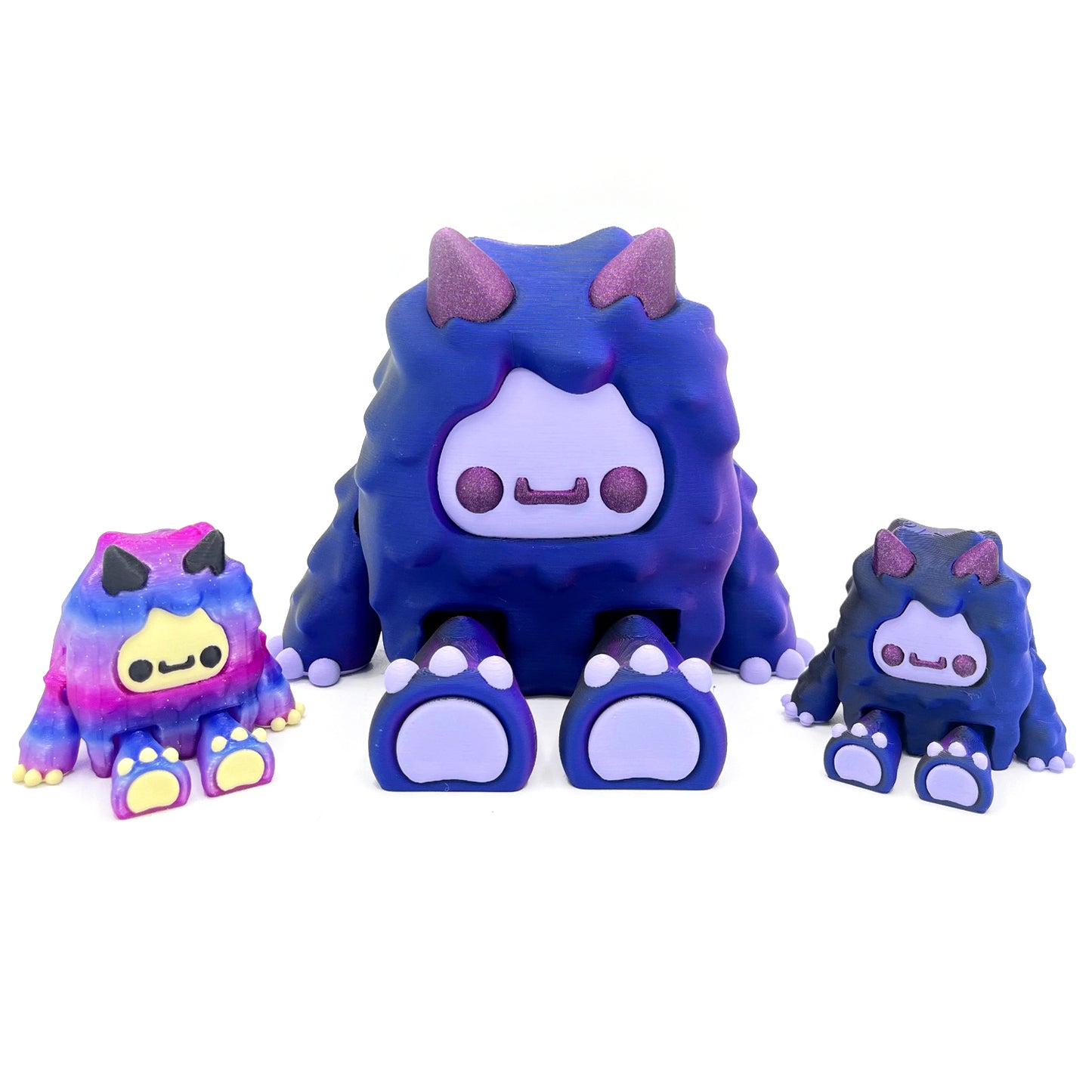 GIANT Yeti & Bigfoot Figures – Cute Collectibles for Desk & Shelves – 3D Printed