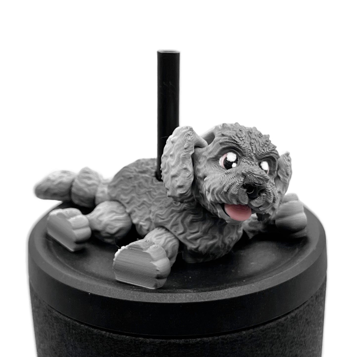 Paw Pals Sip Sidekicks – Adorable Dog and Cat Straw Buddy for Your Tumbler