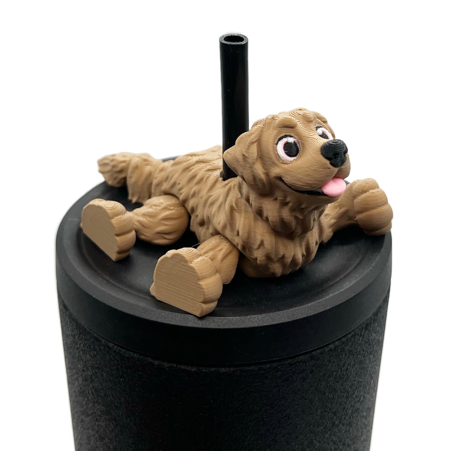 Paw Pals Sip Sidekicks – Adorable Dog and Cat Straw Buddy for Your Tumbler